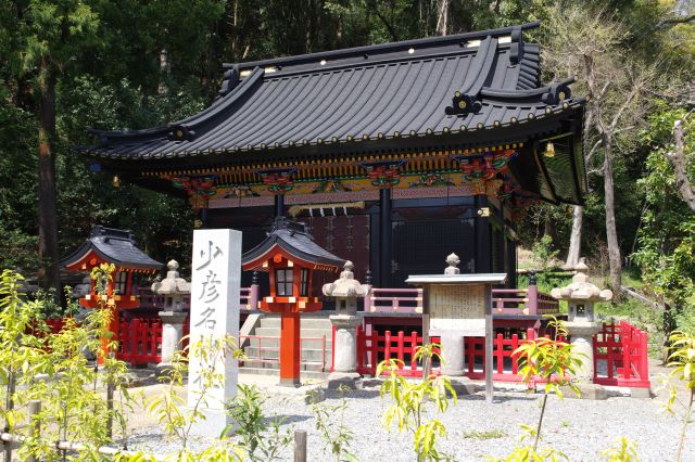重要文化財の少彦名神社。