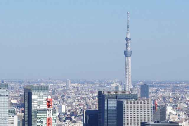 634mの東京スカイツリー。孤高の高さ。