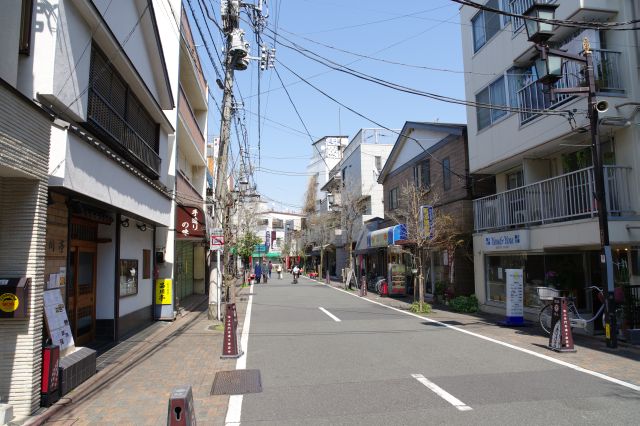 飲食店など様々なお店が並びます。