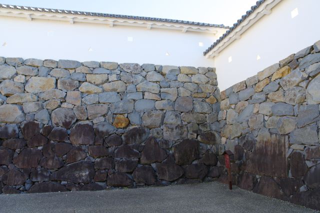 石垣と塀の構造。
