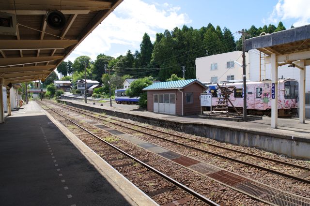 駅の南側の様子。