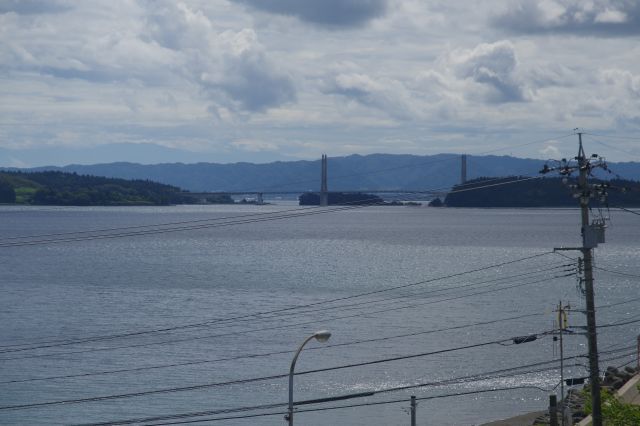 ツインブリッジのと、能登島を結びます。