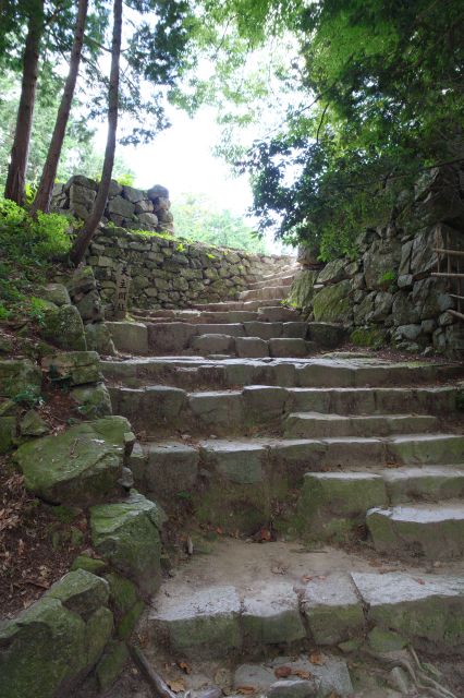 左奥の階段を登ります。