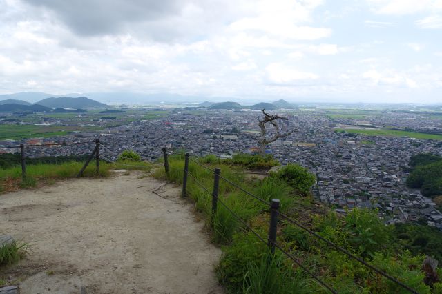 南側の角は鋭角です。