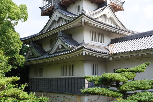 城の下層部分。