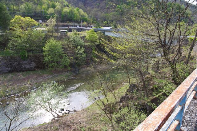 松木川の様子。