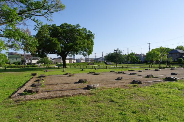 尼坊跡～金堂跡の眺め。