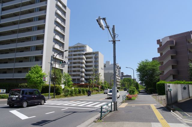 整然とした街並みです。