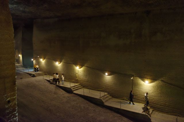 デッキから眺める左側。