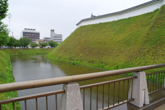 北側を振り返る。