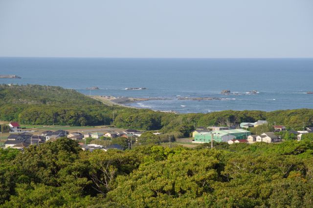 海鹿島と君ヶ浜。