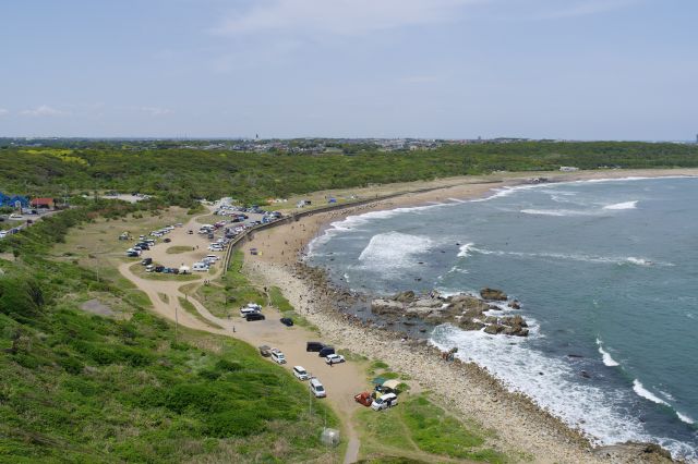 美しい君ヶ浜の海岸風景。