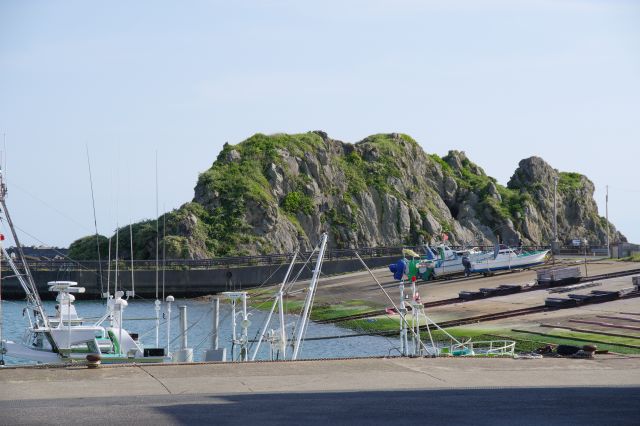 千騎ケ岩付近に到着しました。