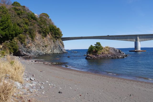 左側の風景。