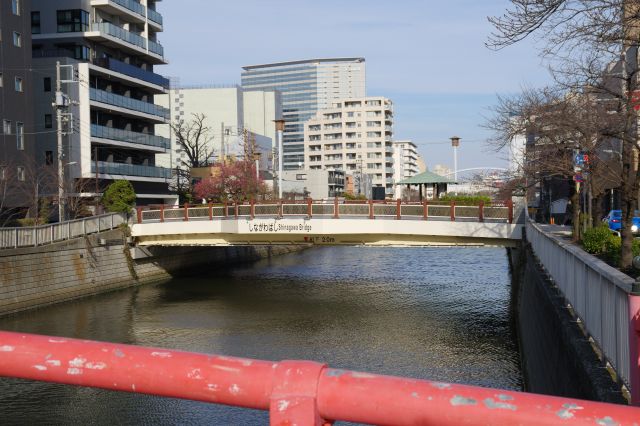 品川橋は南北品川宿を分ける境目。