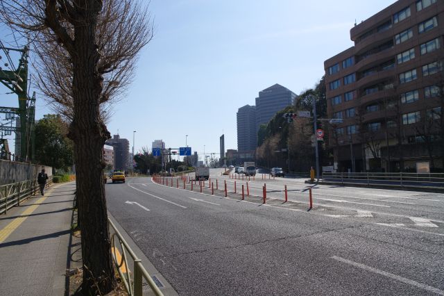 緩やかな坂を登って行きます。